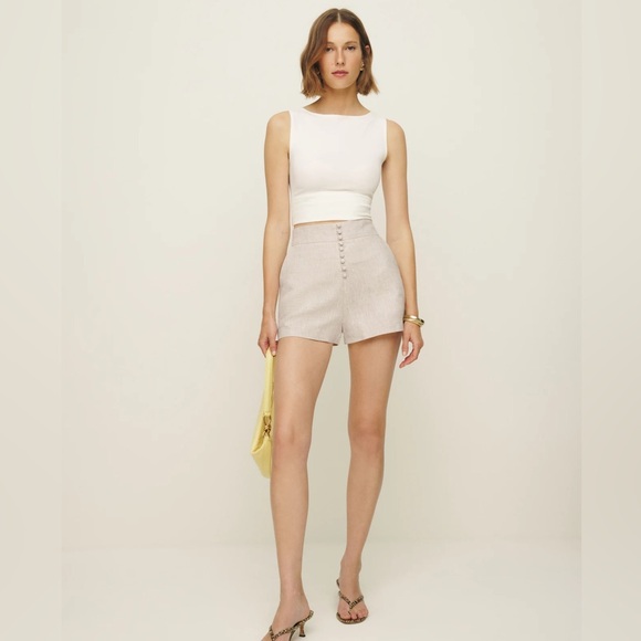 Reformation Baylor Linen Short - Picture 4 of 6